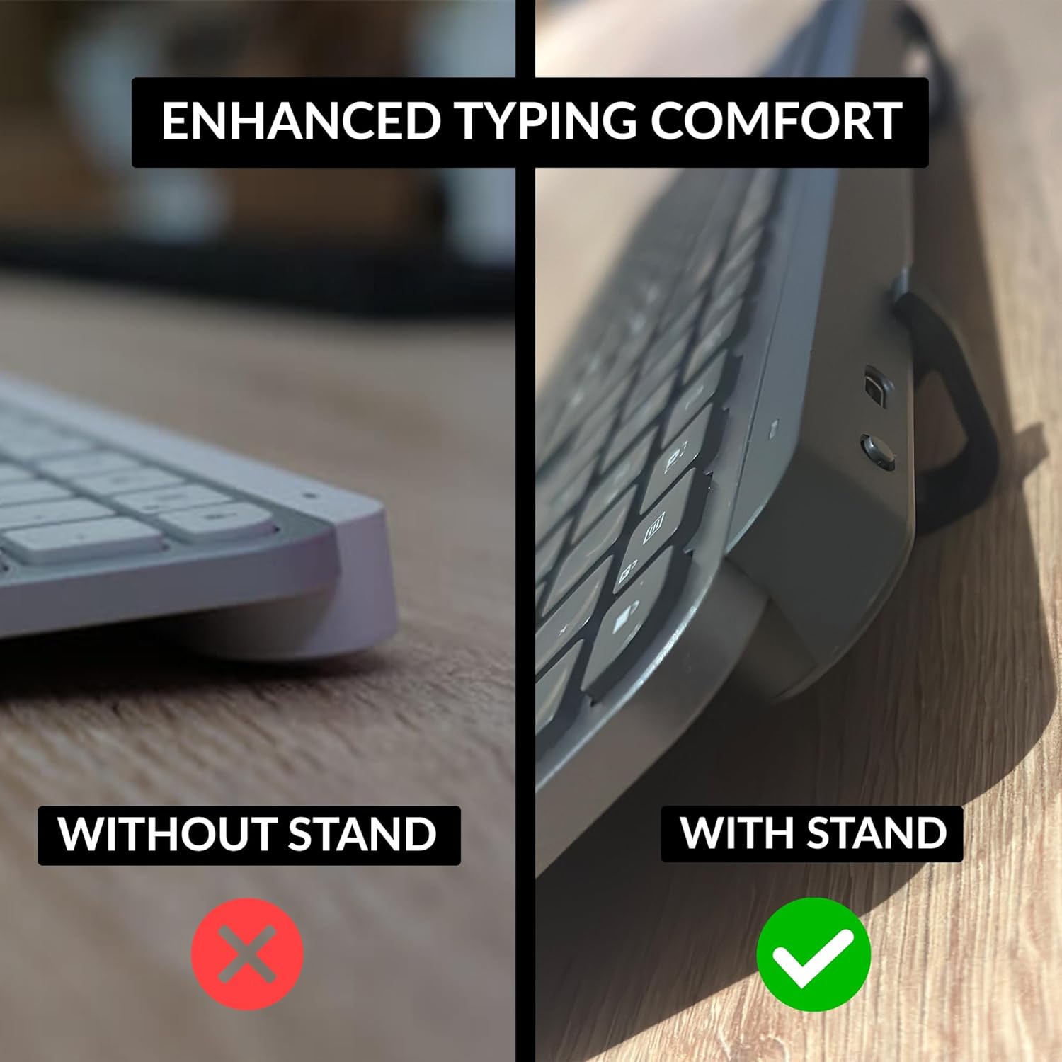 KeyRiser in use on desk