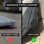 KeyRiser in use on desk