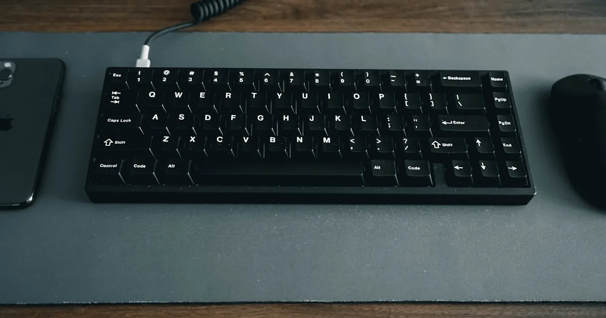 Logitech MX Keys Riser Feet køb guide: lav-profil tastatur på et skrivebord med riser fødder -KeyRiser