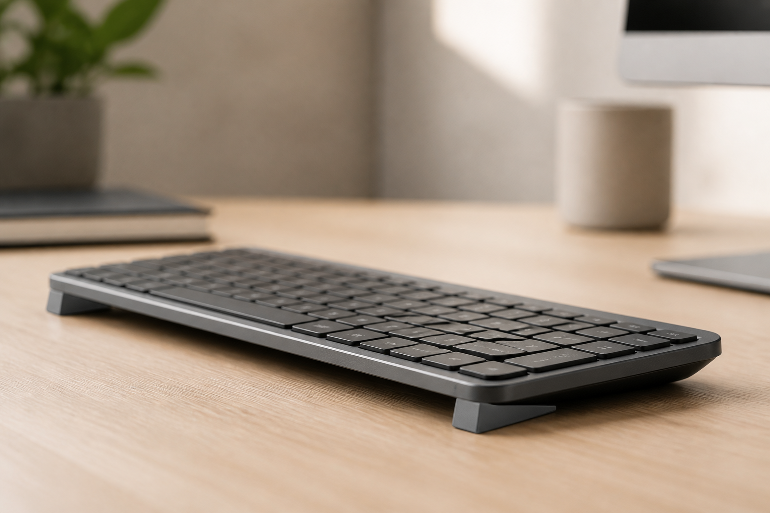 MX Keys vs Magic Keyboard- Ergonomics Sammenligning -KeyRiser: mx taster vs magisk tastatur med lav profil MX Keys- stil tastatur på KeyRiser tilbehør -KeyRiser