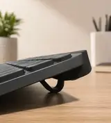 15° Ergonomic typing angle on desk